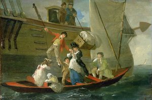 O Adeus de um Marinheiro Casado, c.1800